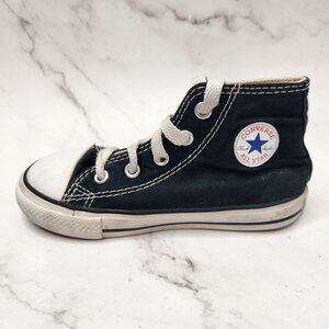Converse Chuck Taylor All Star Navy Blue Lace-Up High Top Sneakers Boys 8